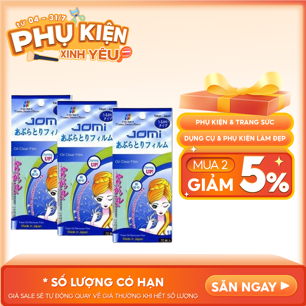 Phim Thấm Dầu Jomi Oil Clear Film - 70 Tờ