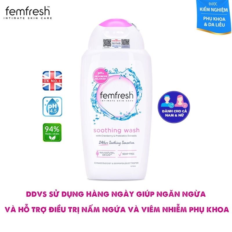 Dung Dịch Vệ Sinh Phụ Nữ Giúp Chăm Sóc Cân Bằng Độ pH Femfresh Ultimate Care 250ml (Che tên sản phẩm khi giao hàng)