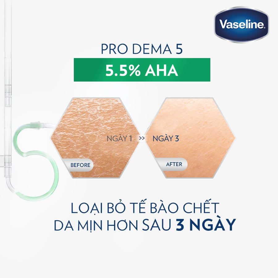 Sữa Dưỡng Thể Vaseline Cấp Ẩm, Dưỡng Da Sáng Mịn Pro Derma 250ml