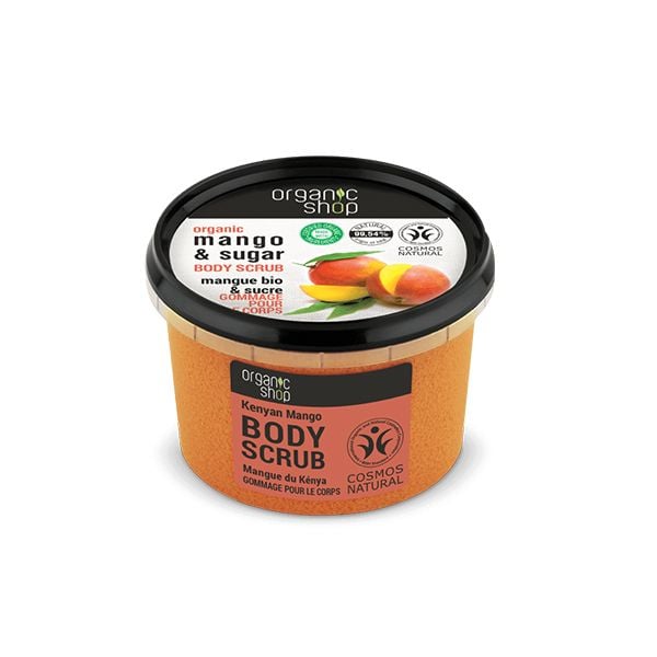 Tẩy Tế Bào Chết Body Organic Shop Dưỡng Da Ẩm Mịn Body Scrub 250ml