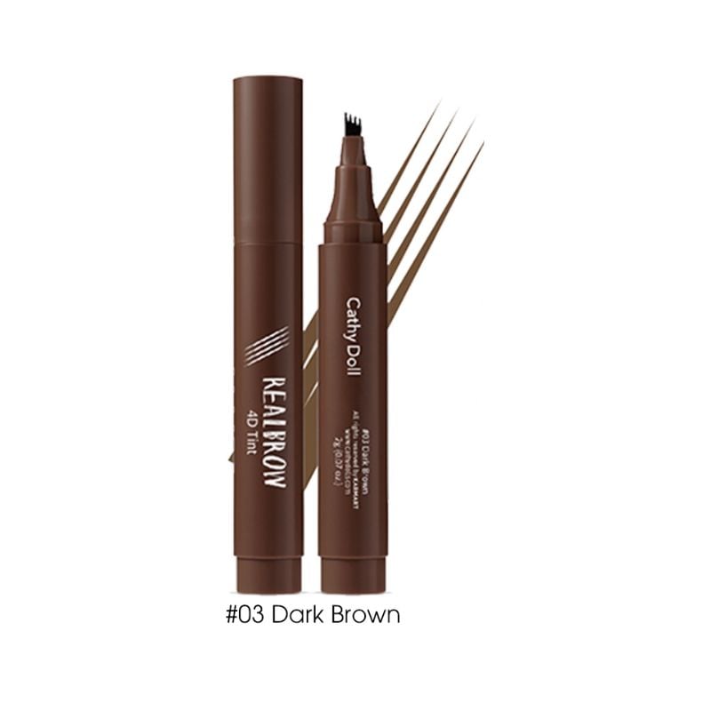 Bút Xăm Chân Mày 4D Cathy Doll Real Brow 4D Tint 2g