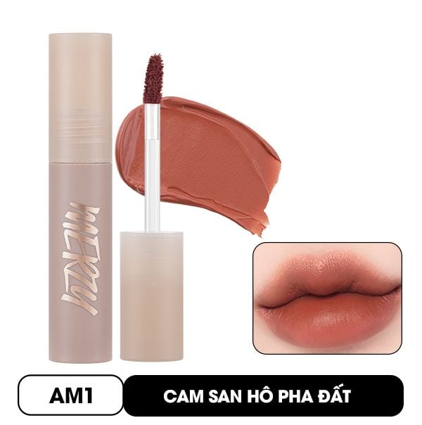 [Academia Collection] Son Kem Siêu Lì, Lâu Trôi, Lên Màu Chuẩn Merzy Academia Mellow Tint 4g