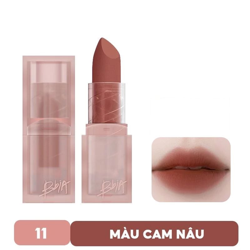 Son Thỏi Lì, Mịn Mượt Nhẹ Môi Bbia Last Powder Lipstick 3.5g