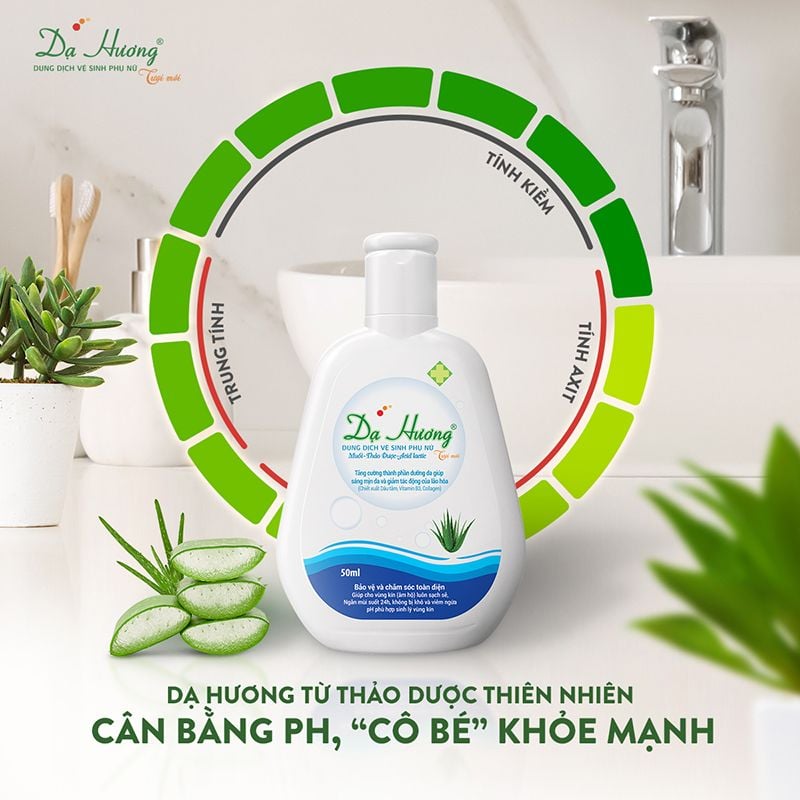 Dung Dịch Vệ Sinh Phụ Nữ Dạ Hương Tươi Mát, Lô Hội, Lavender 100ml (Che tên sản phẩm khi giao hàng)