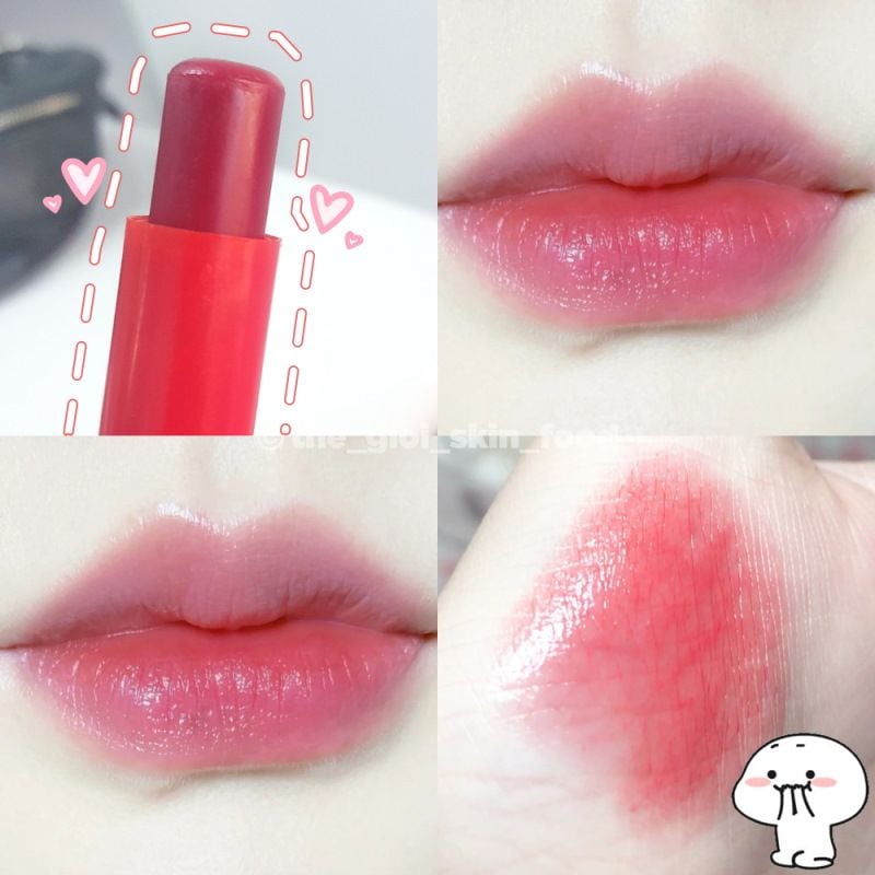 Son Dưỡng Môi Hồng Chiết Xuất Dâu Tây Himalaya Shine Lip Care 4.5g