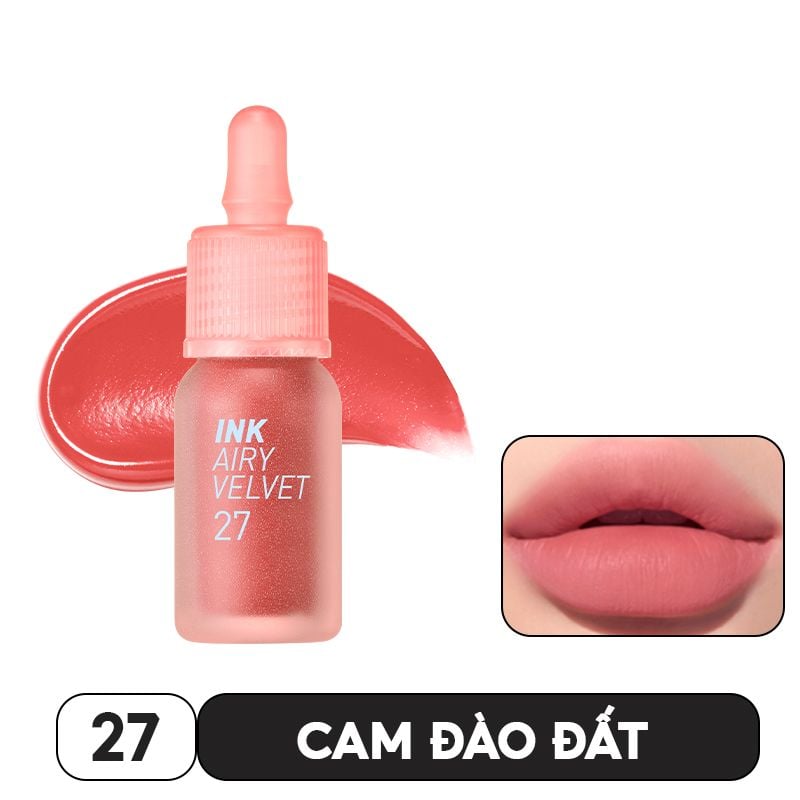 Son Kem Lì Nhẹ Môi, Siêu Mịn Peripera Ink Airy Velvet 4g