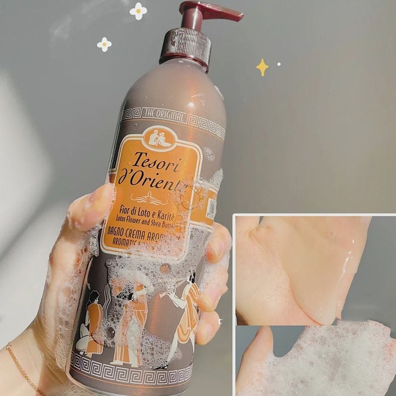 Sữa Tắm Tesori d'Oriente Hương Nước Hoa Ý Nhiều Mùi Aromatic Bath Cream