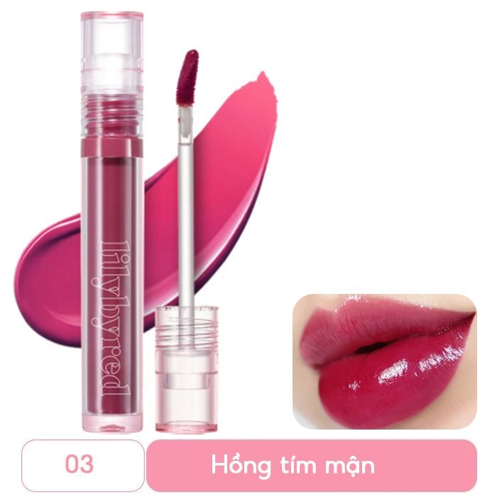 Son Tint Lì, Dưỡng Ẩm Cho Đôi Môi Căng Mọng Lilybyred Glassy Layer Fixing Tint 3.8g