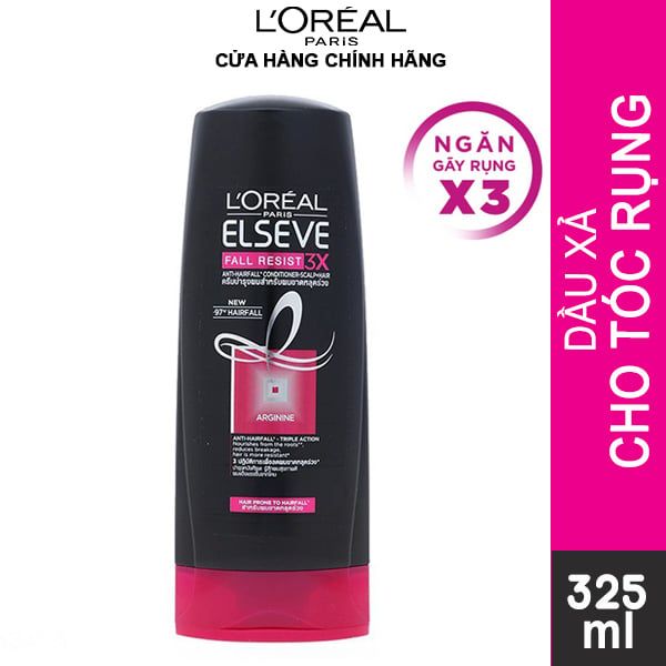 [325ml] Dầu Xả Ngăn Tóc Gãy Rụng L'Oreal Elseve Fall Resist 3X Conditioner