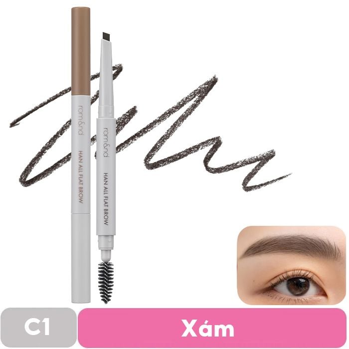 Chì Kẻ Mày Ngang Romand Cho Chân Mày Sắc Nét, Lâu Trôi Han All Flat Brow
