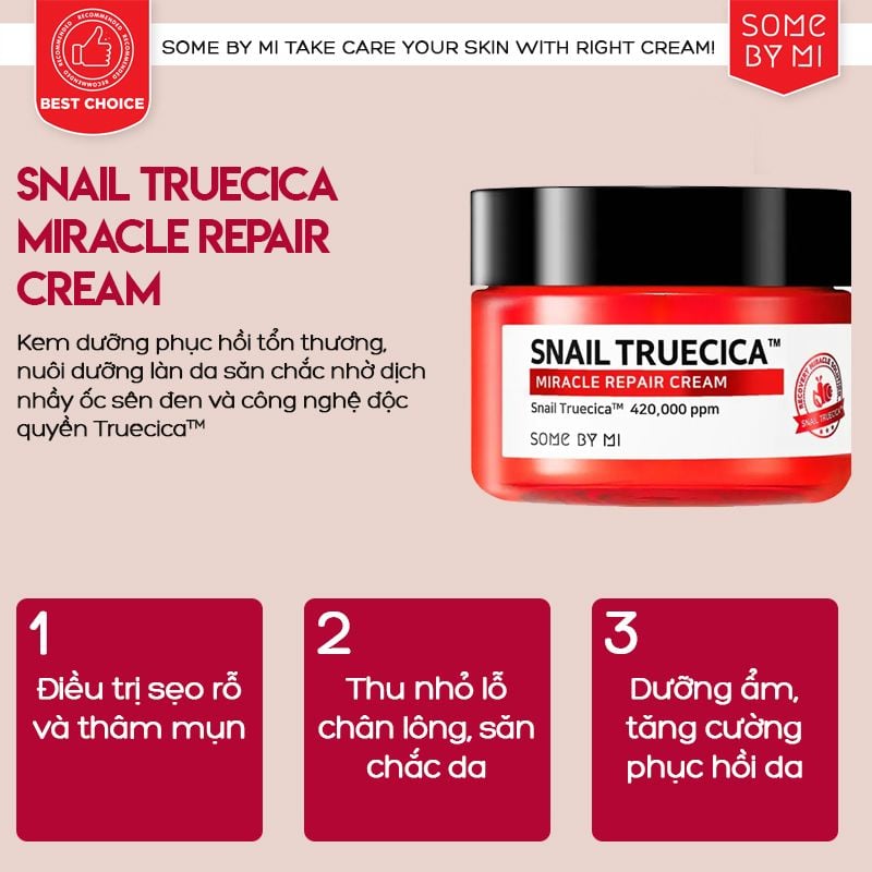 [4 Items] Bộ Dưỡng Phục Hồi, Tái Tạo Da Ốc Sên Some By Mi Snail Truecica Miracle Repair Starter Kit