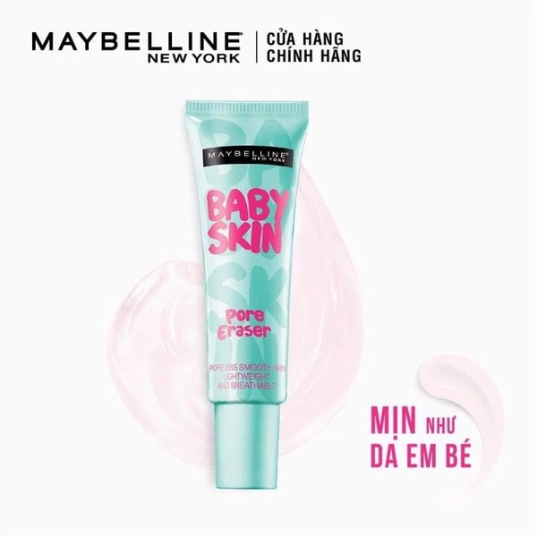 Kem Lót Làm Mịn Da, Che Khuyết Điểm, Thu Nhỏ Lỗ Chân Lông Maybelline Baby Skin Pore Eraser 22ml