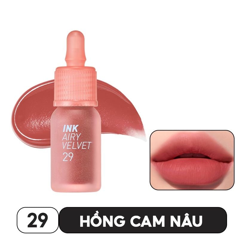 Son Kem Lì Nhẹ Môi, Siêu Mịn Peripera Ink Airy Velvet 4g