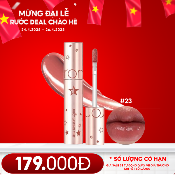 [Juicy Lasting Tint Starry Edition - Màu 23] Son Tint Lì Romand Juicy Lasting Tint Starry Edition 5.5g