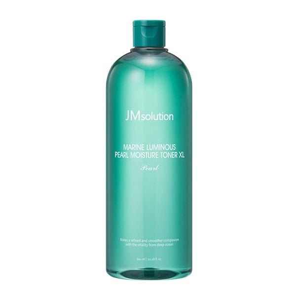 [600ml] Nước Hoa Hồng Jmsolution Cấp Ẩm, Làm Dịu, Dưỡng Trắng Da Chiết Xuất Ngọc Trai Marine Luminous Pearl Moisture Toner XL (Pearl)