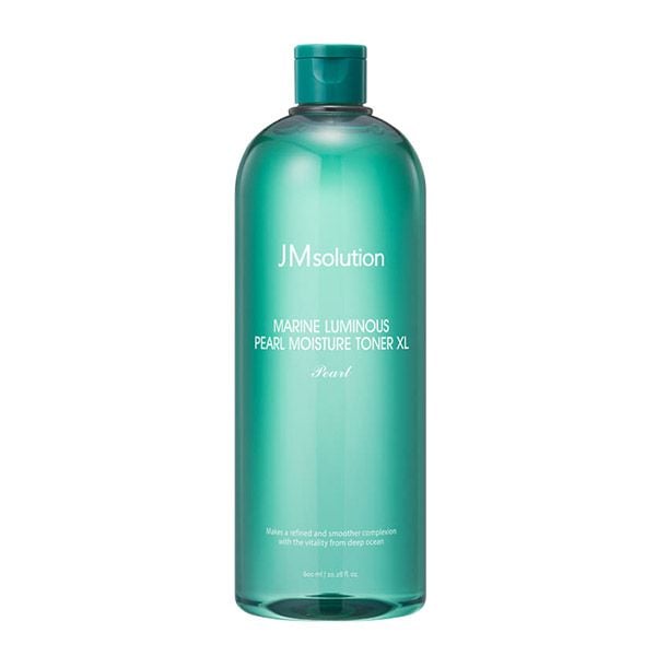 [600ml] Nước Hoa Hồng Cấp Ẩm, Làm Dịu, Dưỡng Trắng Da Chiết Xuất Ngọc Trai Jmsolution Marine Luminous Pearl Moisture Toner XL (Pearl)