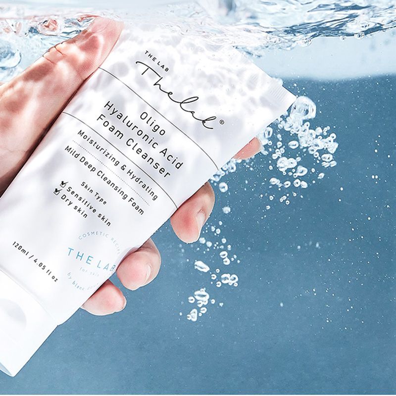 Sữa Rửa Mặt Tạo Bọt, Làm Sạch Sâu, Dưỡng Ẩm THE LAB Oligo Hyaluronic Acid Foam Cleanser 120ml