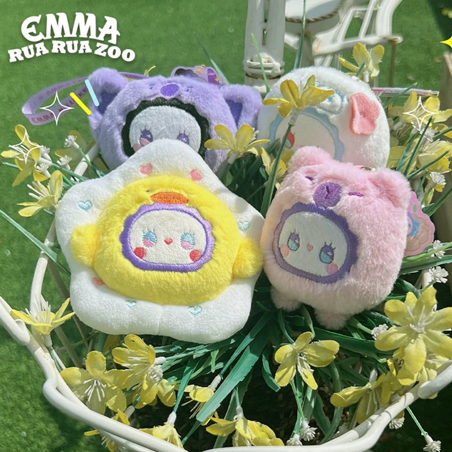 Móc Khóa Gấu Bông Túi Thơm Lucky Emma Rua Rua Zoo Animal Kingdom Scented Sachet Blind Box - YC-000100