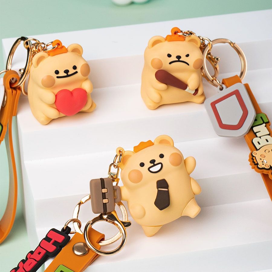 Móc Khóa BearisBug 3D Keychain