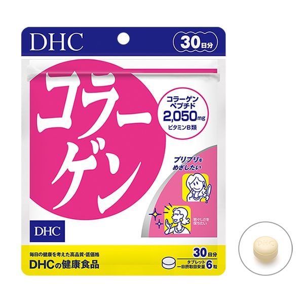 [180 VIÊN/30 NGÀY] Viên Uống Làm Đẹp Da, Ngăn Ngừa Lão Hóa DHC Collagen