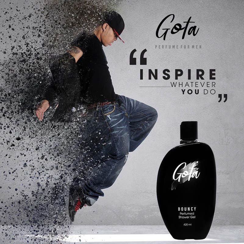 Sữa Tắm Gota Hương Nước Hoa Dành Cho Nam Bouncy Perfumed Shower Gel For Men 420ml