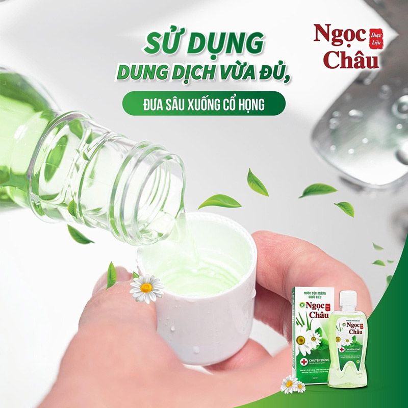 Nước Súc Miệng Dược Liệu Ngọc Châu Chuyên Dụng 125ml