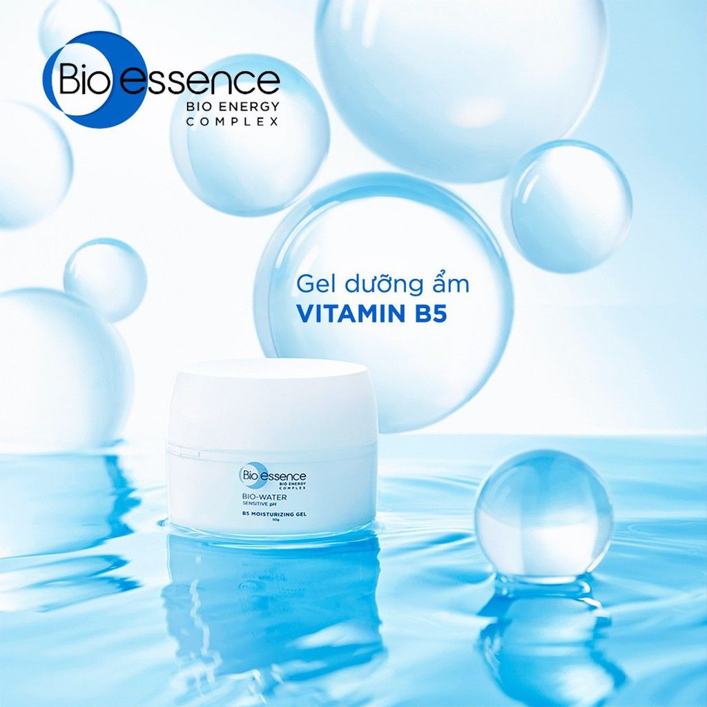 Kem Dưỡng Dạng Gel Cấp Ẩm, Cải Thiện Làn Da Bio-essence Bio-Water Vitamin B5 Moisturizing Gel 50g