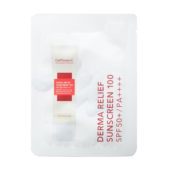 [Sample 1.5g] Kem Chống Nắng Cell Fusion C Dịu Nhẹ, An Toàn Cho Mọi Loại Da Derma Relief Sunscreen 100 SPF50+/PA++++