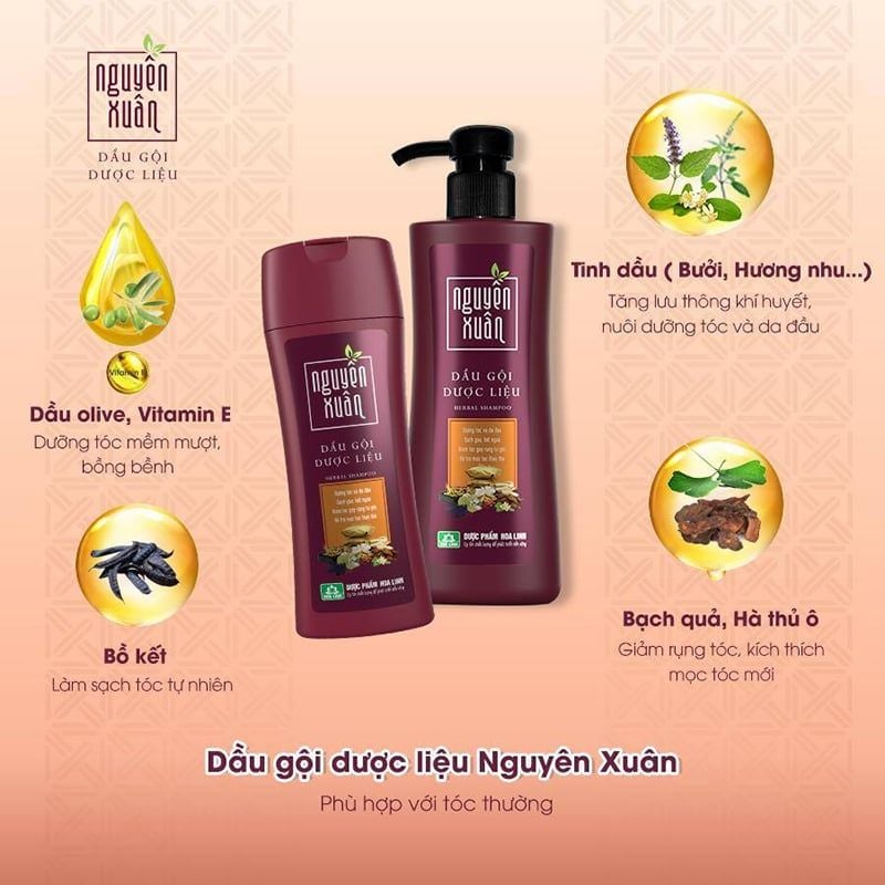 Dầu Gội Dưỡng Tóc Nguyên Xuân Herbal Shampoo