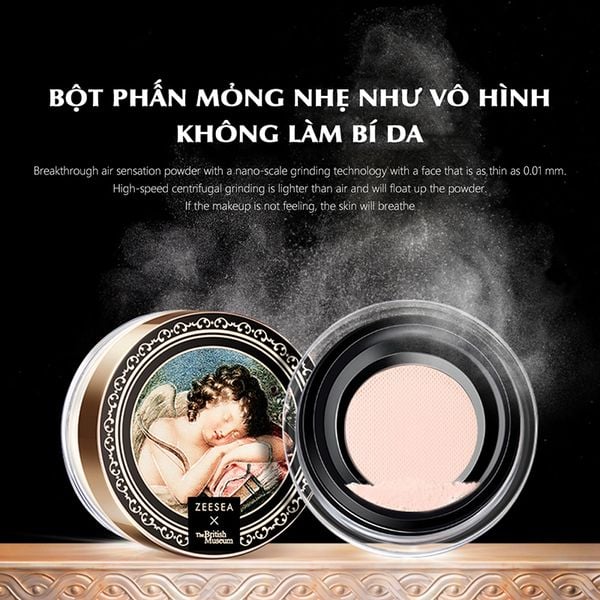  Phấn Phủ Zeesea Kiềm Dầu, Ngăn Thấm Mồ Hôi Air Loose Powder 4g 