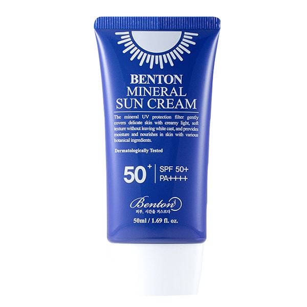 Kem Chống Nắng Vô Cơ Dịu Nhẹ Cho Da Benton Mineral Sun Cream SPF50+/PA++++ 50ml