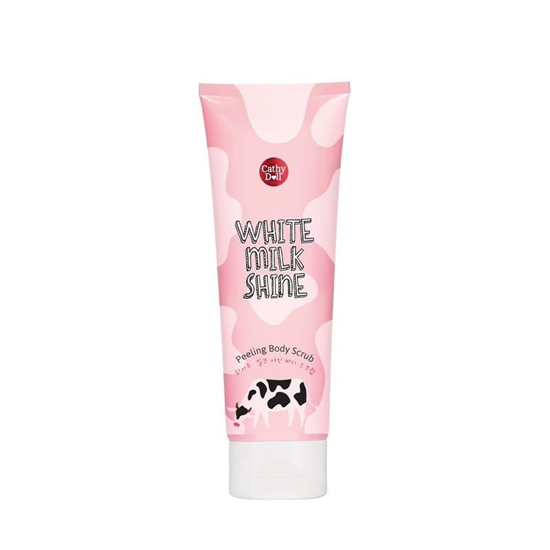 Tẩy Tế Bào Chết Cathy Doll Sữa Bò White Milk Shine Peeling Body Scrub 320ml