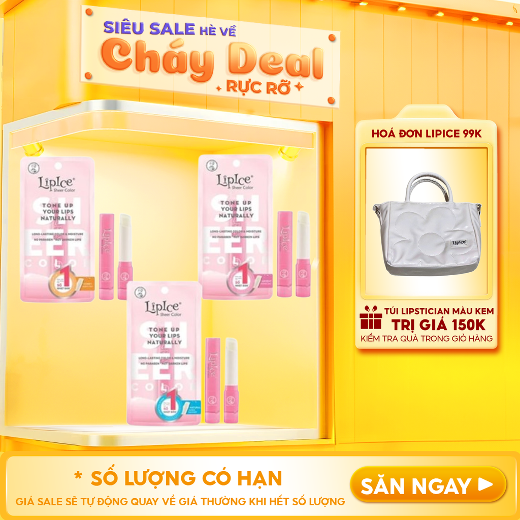Son Dưỡng Môi LipIce Mềm Mại Tự Nhiên Sheer Color 2.4g