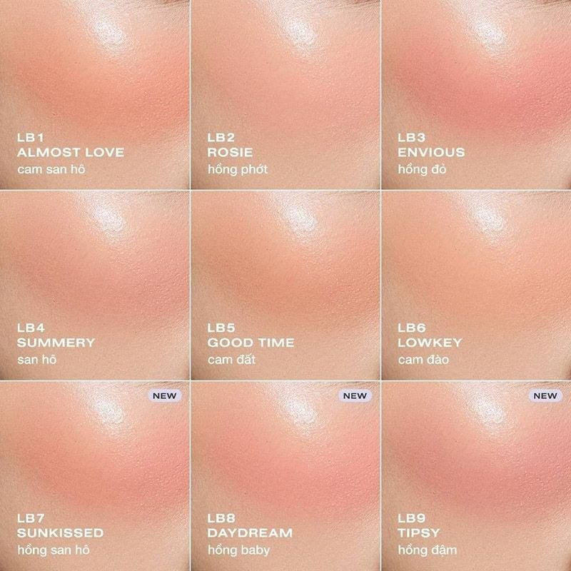 Má Hồng Dạng Kem Cho Đôi Má Hồng Xinh Xắn OFÉLIA Lolli Liquid Blush