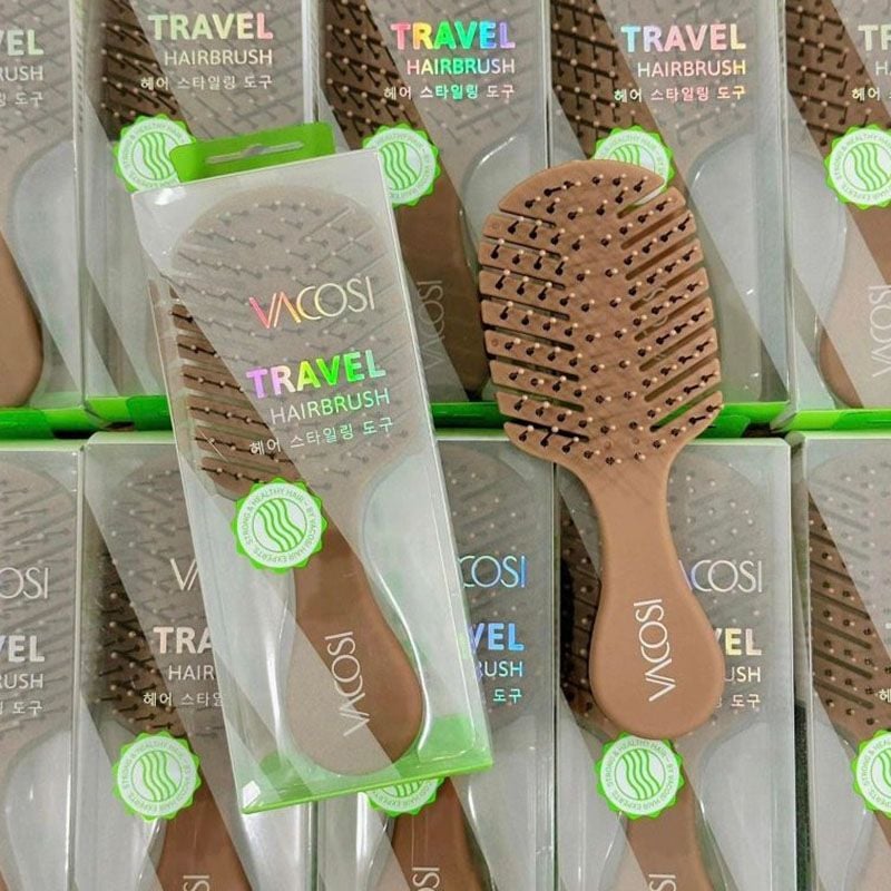 Lược Gỡ Rối Size Bỏ Túi Vacosi Travel Hairbrush - C05