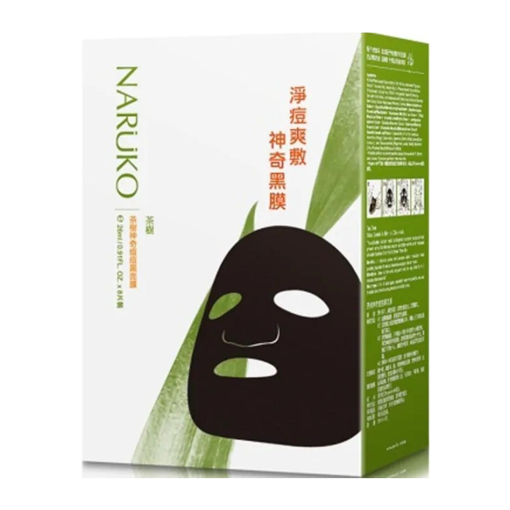 Mặt Nạ Chiết Xuất Tràm Trà Kiềm Dầu, Hỗ Trợ Giảm Mụn Naruko Tea Tree Shine Control & Blemish Clear Mask 26ml