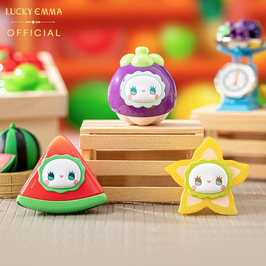 Mô Hình Đồ Chơi Lucky Emma Colorful Sweet Heart Beans Blind Box - MJ-000048