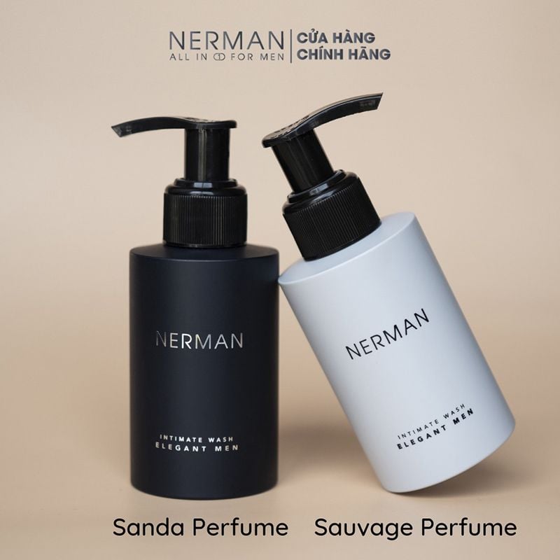 Dung Dịch Vệ Sinh Nam Nerman Perfume Intimate Wash Elegant Men 100ml (Che tên sản phẩm khi giao hàng)