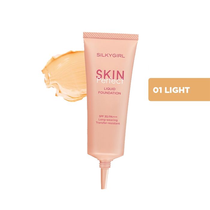 Kem Nền Dạng Tuýp Che Phủ Tự Nhiên Silkygirl Skin Perfect Liquid Foundation SPF30/PA+++ 25ml