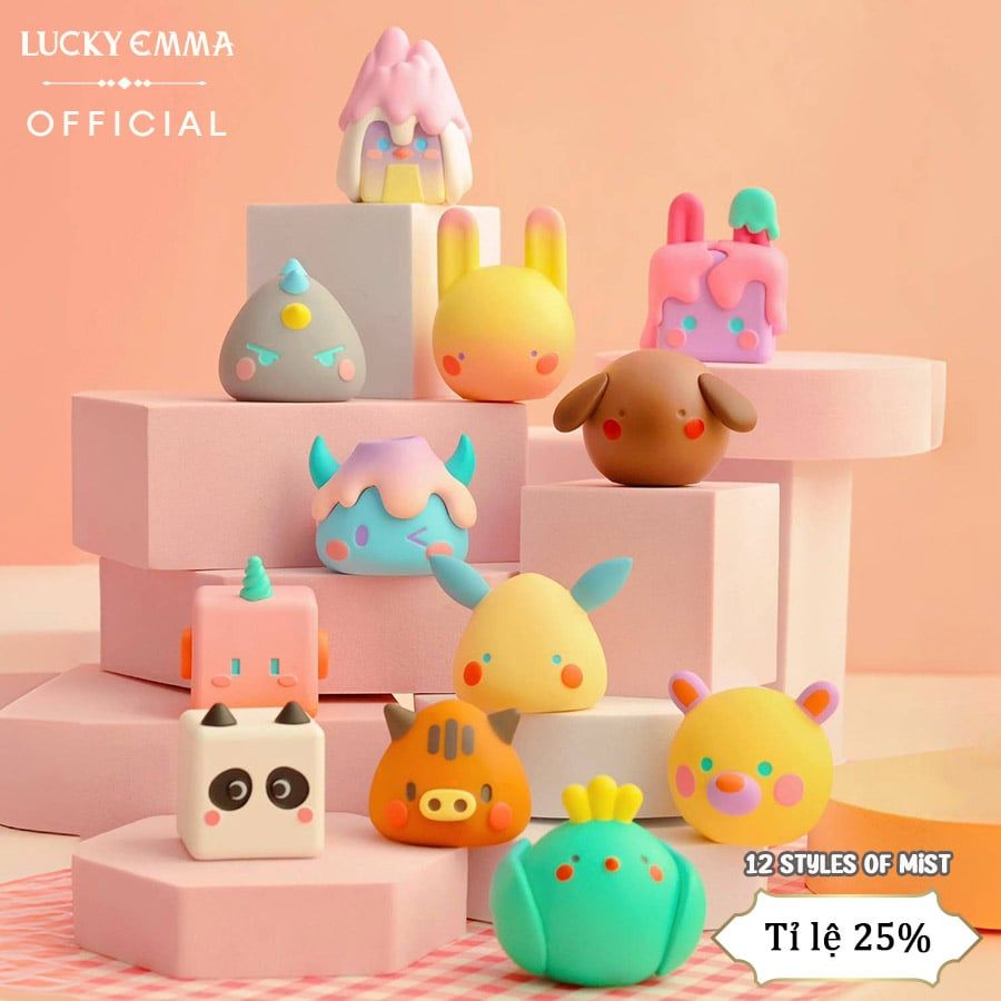 Mô Hình Đồ Chơi Lucky Emma Geometric Monster Shimmering Realm - MJ-000080