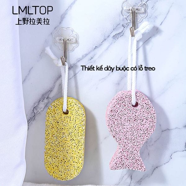  [NHẬP KHẨU] Đá Bọt Biển Chà Gót Chân LMLTOP Tẩy Sạch Da Chết 