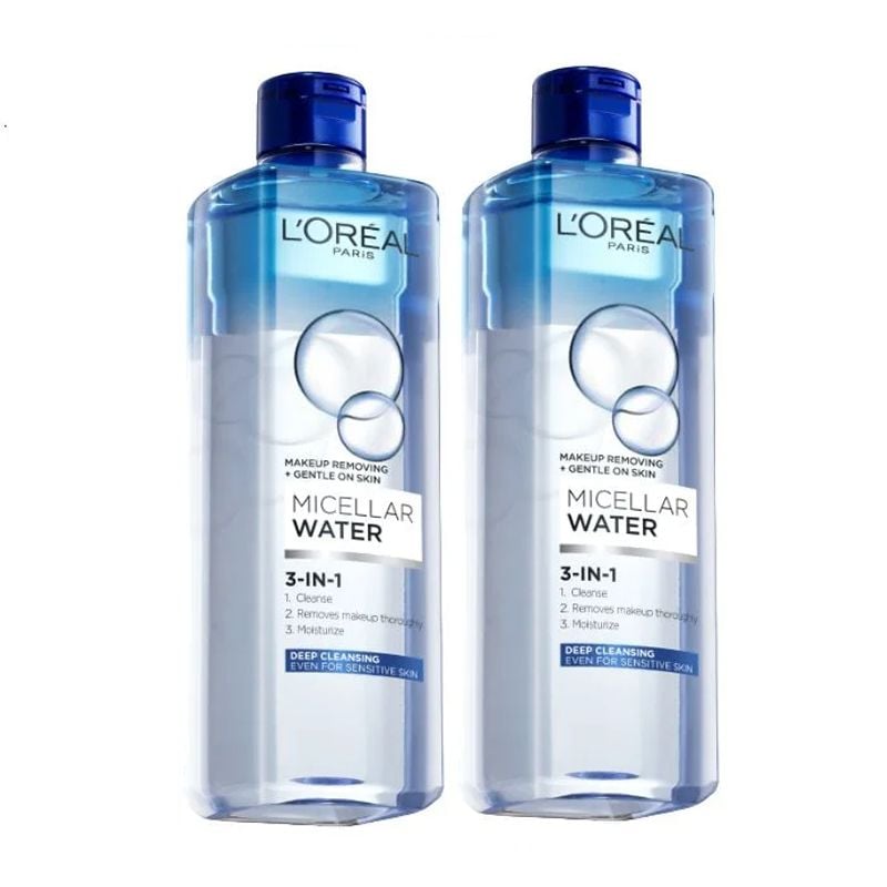 Nước Tẩy Trang L'Oreal Làm Sạch Tươi Mát, Dưỡng Ẩm Cho Da 3-in-1 Micellar Water