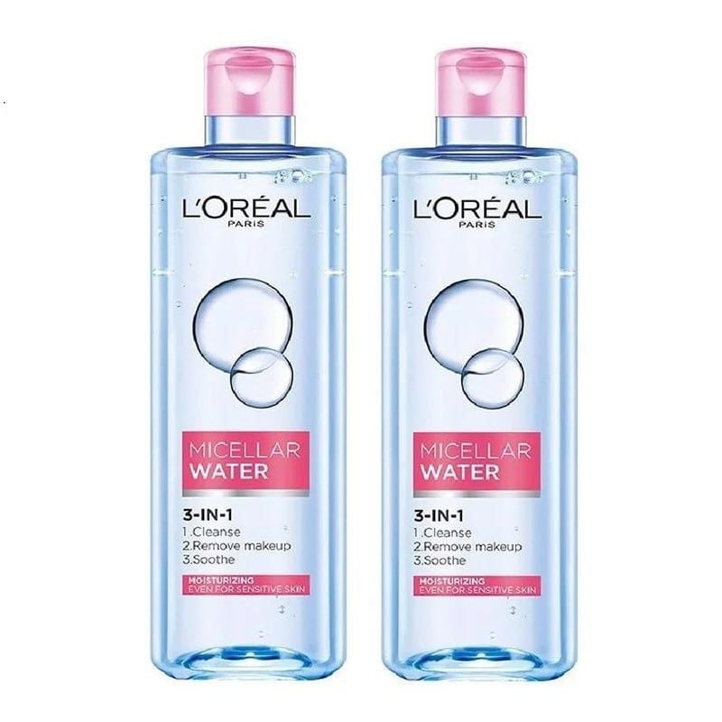 Nước Tẩy Trang L'Oreal Làm Sạch Tươi Mát, Dưỡng Ẩm Cho Da 3-in-1 Micellar Water