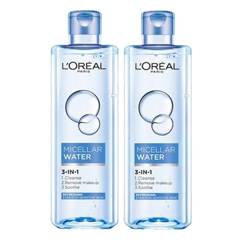 Nước Tẩy Trang L'Oreal Làm Sạch Tươi Mát, Dưỡng Ẩm Cho Da 3-in-1 Micellar Water