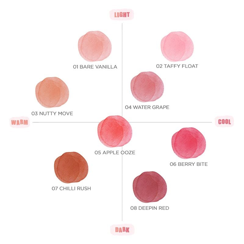 Son Tint Romand Lâu Trôi, Căng Mọng Bare Water Tint