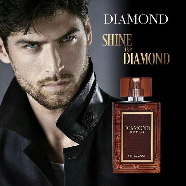  Nước Hoa Nam Laura Anne Sang Trọng, Lôi Cuốn Diamond Homme 45ml 