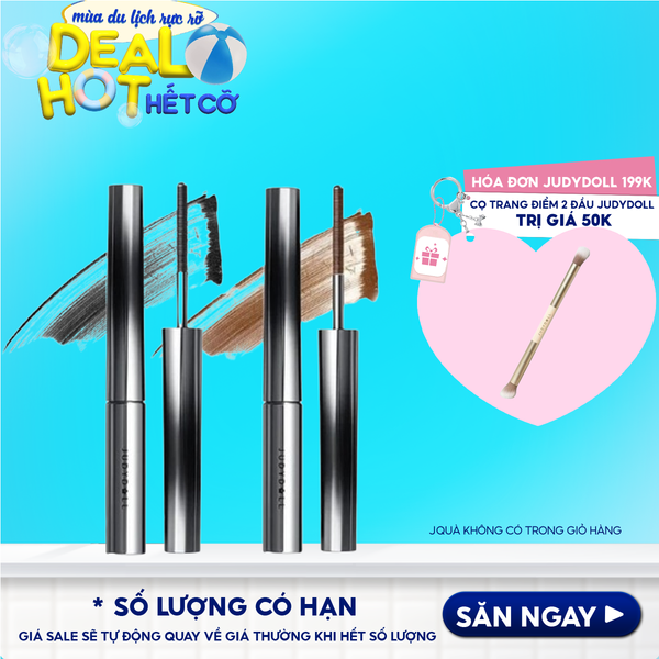 Mascara Làm Cong, Dài & Tơi Mi, Chống Nước Judydoll Curling Iron Mascara 2g