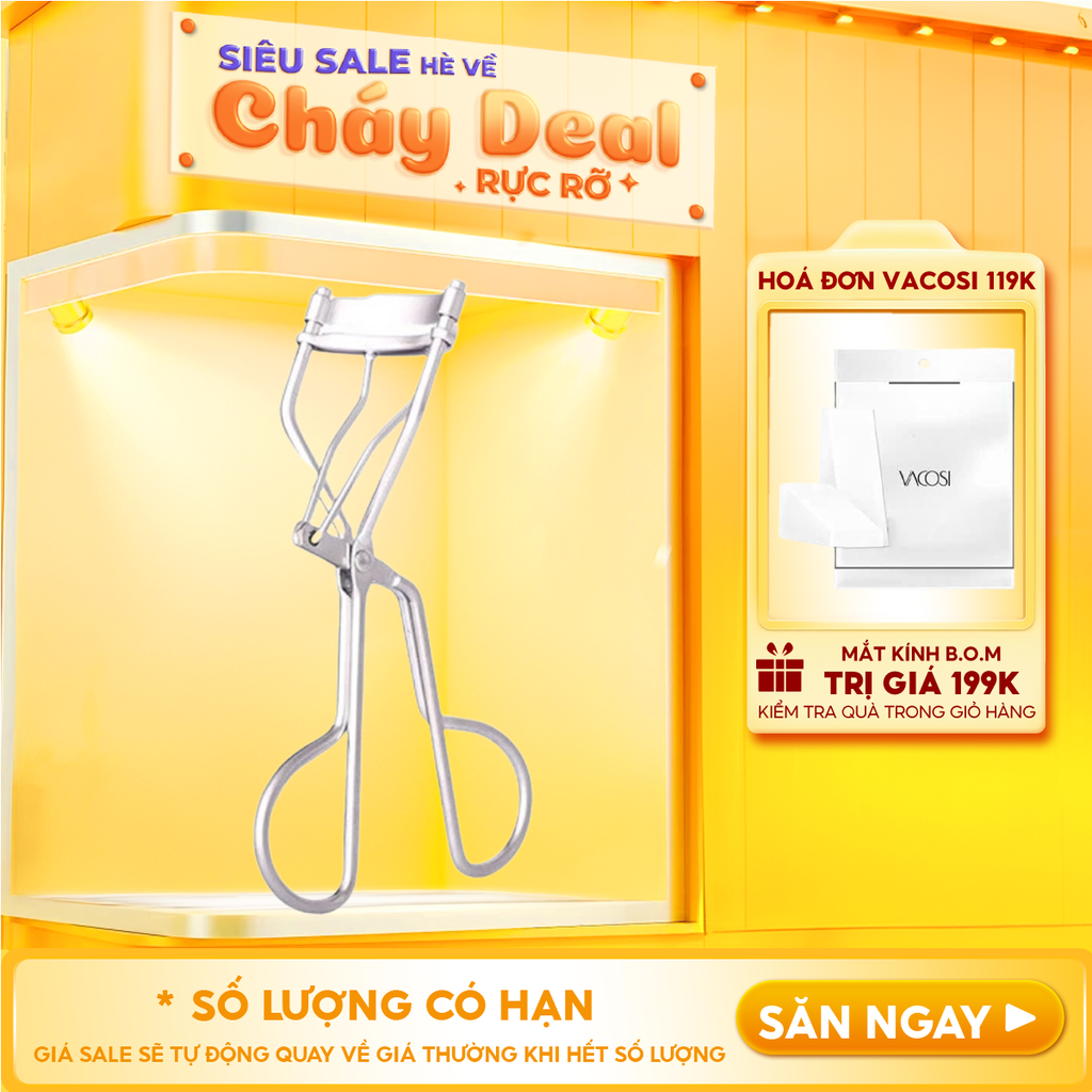 Bấm Mi Thân Xám Vacosi Full Lash Curler - BM02