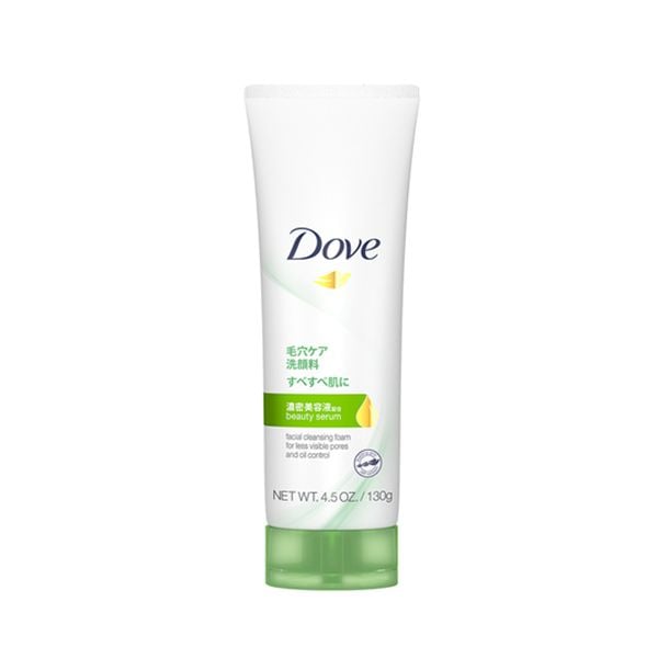 [Tuýp 130g] Sữa Rửa Mặt Tinh Chất Dove Kiềm Dầu Và Thu Nhỏ Lỗ Chân Lông Beauty Serum Facial Cleansing Foam For Less Visible Pores And Oil Control