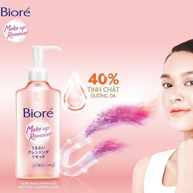 [Mini 50ml] Dầu Tẩy Trang Sạch Sâu Dưỡng Ẩm Bioré Make Up Remover Moisture Cleansing Liquid